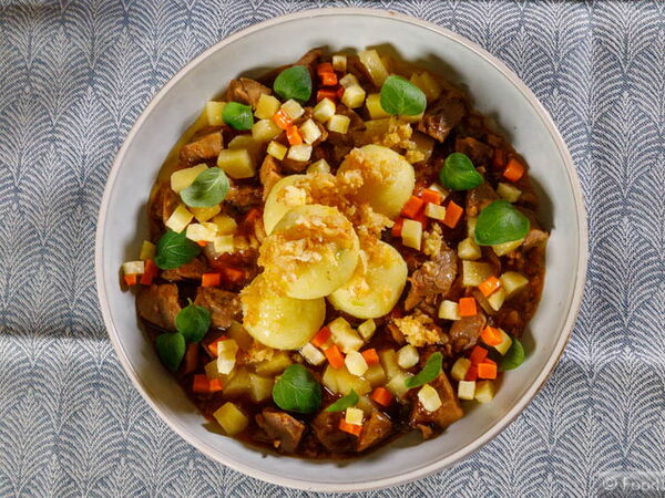 Ragout à la Bolognese von Ente und Quitte