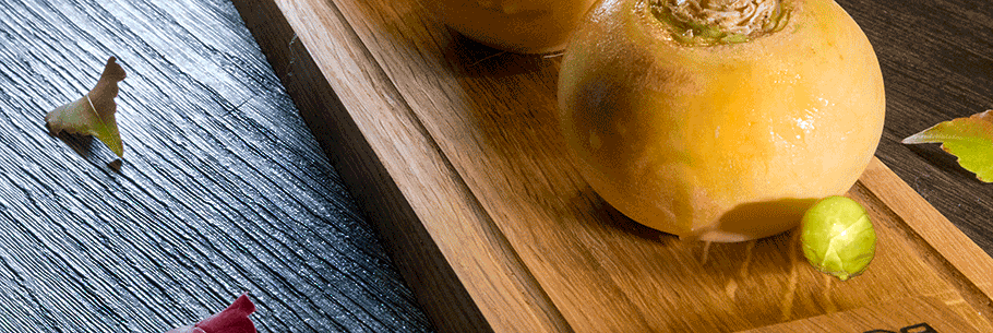 Steckrübe und Rosenkohl