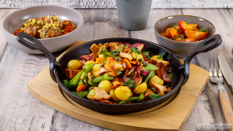 Pfifferling-Bohnen-Gröstl