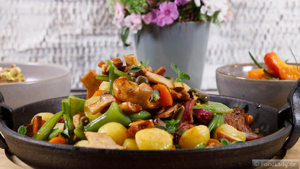 Pfifferling-Bohnen-Gröstl