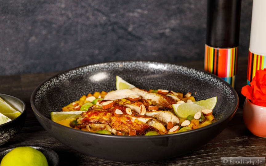 Steckrübe-Rosenkohl-Curry mit Butter Chicken